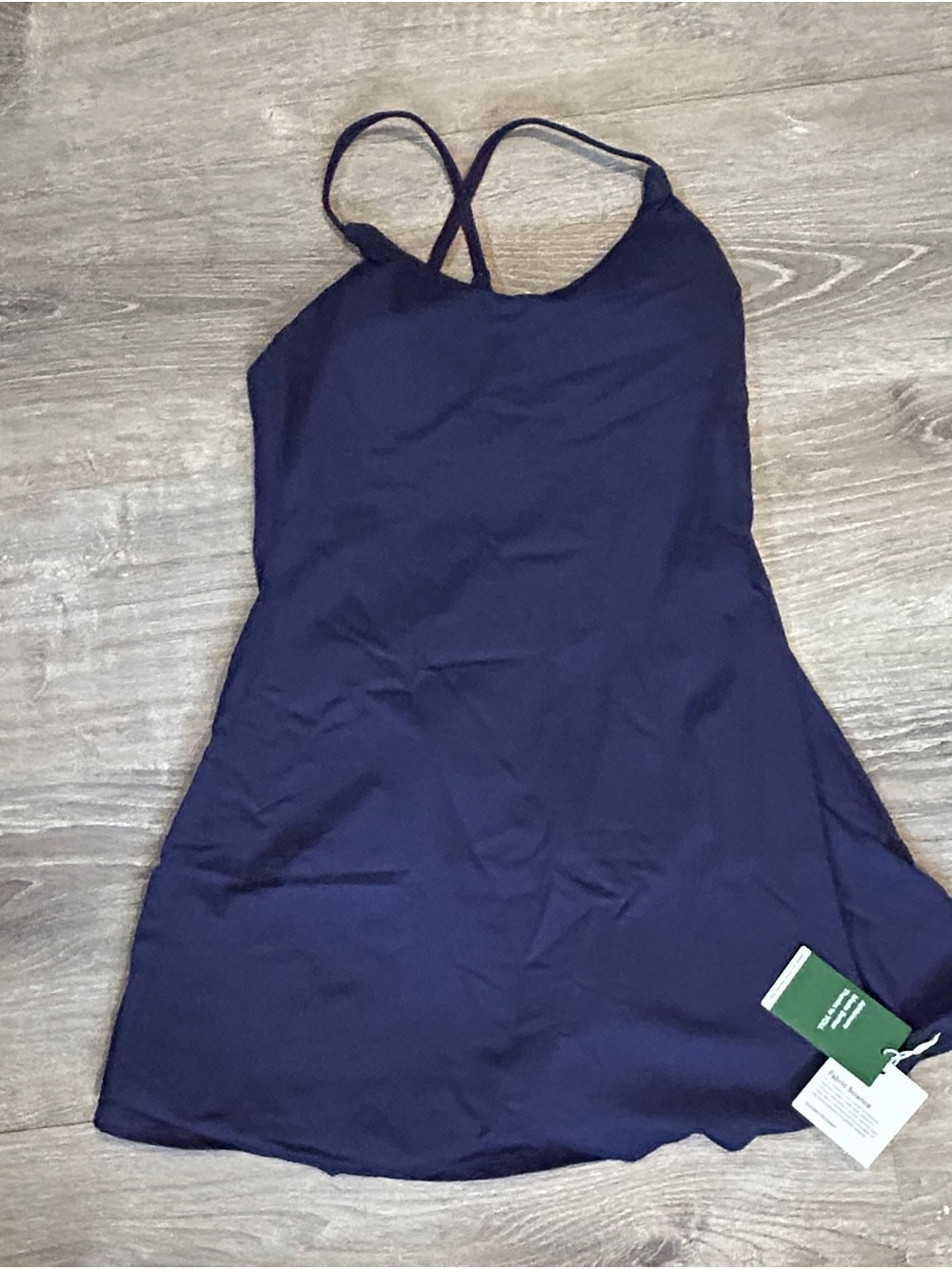 Halara rNavy SoftlyZero™ Plush Backless Active Dress-Easy
